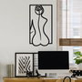 Wallity Rose Silhouette - L Negro